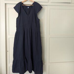 Old Navy Blue Cotton Dress w/ pockets!